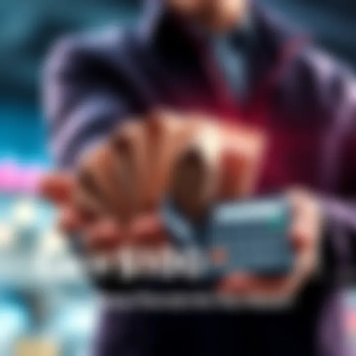 A person holding multiple parcels with a calculator, representing daily income from parcel ownership
