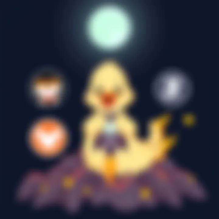 Illustration showing a cute duck representing Patos Meme Coin with a rocket, symbolizing potential growth in the cryptocurrency market, surrounded by logos of Shiba Inu and Bonk.