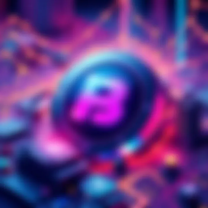 An illustration showing the PayByte (PBE) logo with blockchain elements and CPU mining graphics in a tech-themed design.