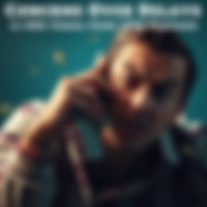 Visual representation of financial anxiety related to claims payments