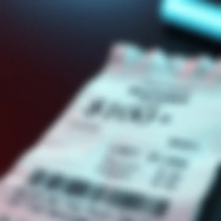 A close-up of a payment receipt with the amount over $100 highlighted, symbolizing a transaction linked to a violent act.