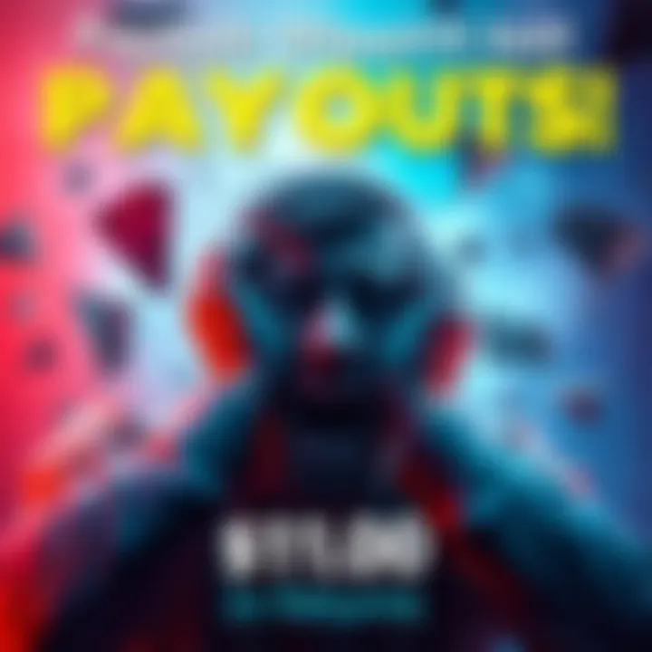 Visual representation of financial frustration and disappointment related to payouts