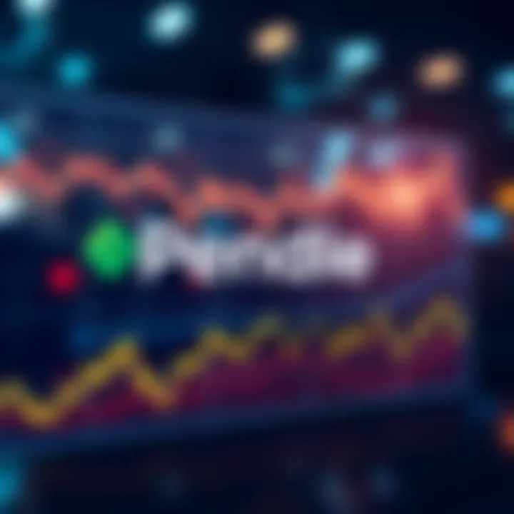 Pendle logo displayed alongside a financial graph showing increasing yields in DeFi investments.