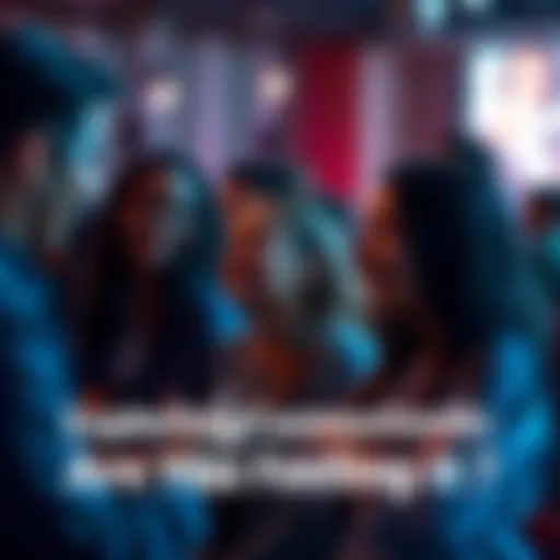 A diverse group of people sharing their emotions at a gathering, highlighting deep connections and engagement.