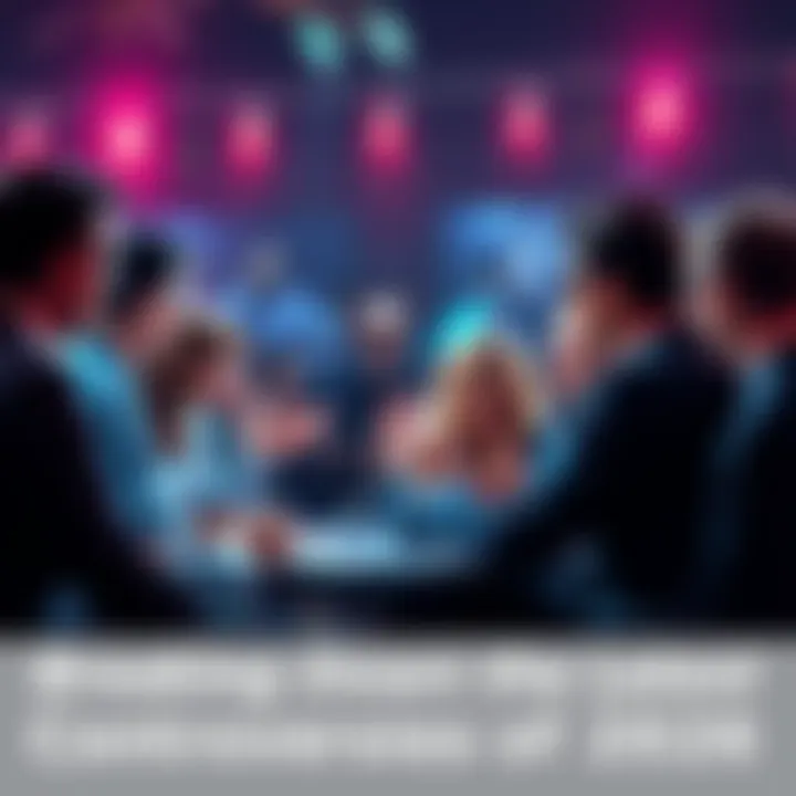 A group of people engaged in a lively debate about social and political issues of 2026, showcasing diverse opinions