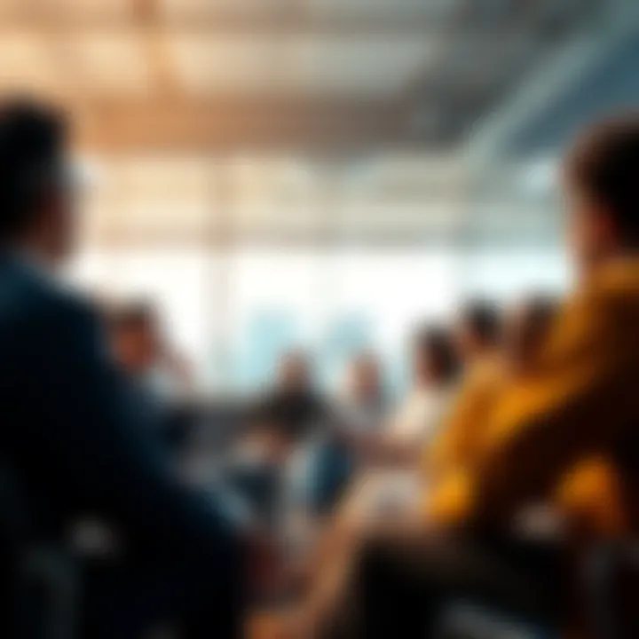 A group of diverse individuals sitting together, discussing their motivations and choices in a casual setting.