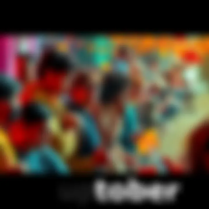 A diverse group of people engaging in activities to promote change in their lives during October.