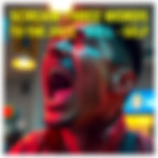 Individual expressing excitement and disbelief while looking back at the 2021 crypto bull market