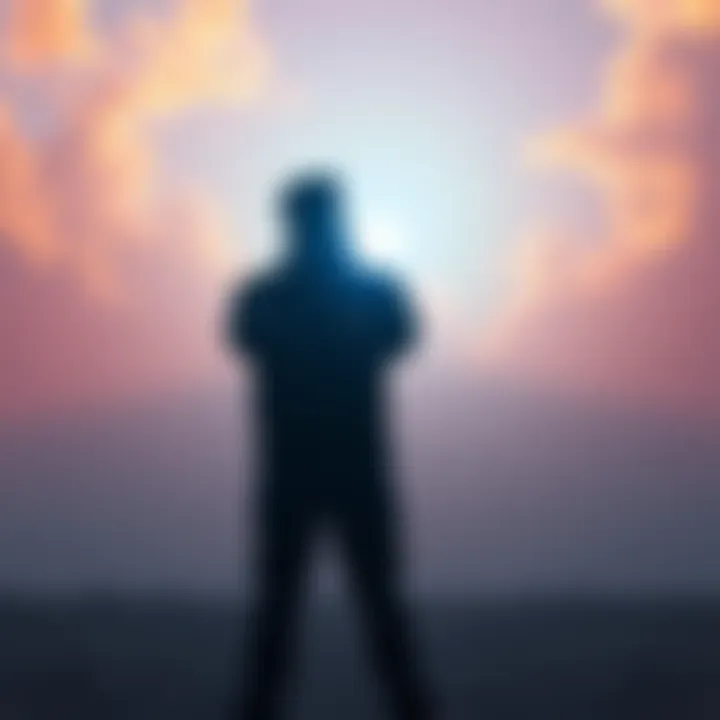 A person standing confidently with arms crossed, looking towards a bright horizon, symbolizing empowerment and control over life decisions.