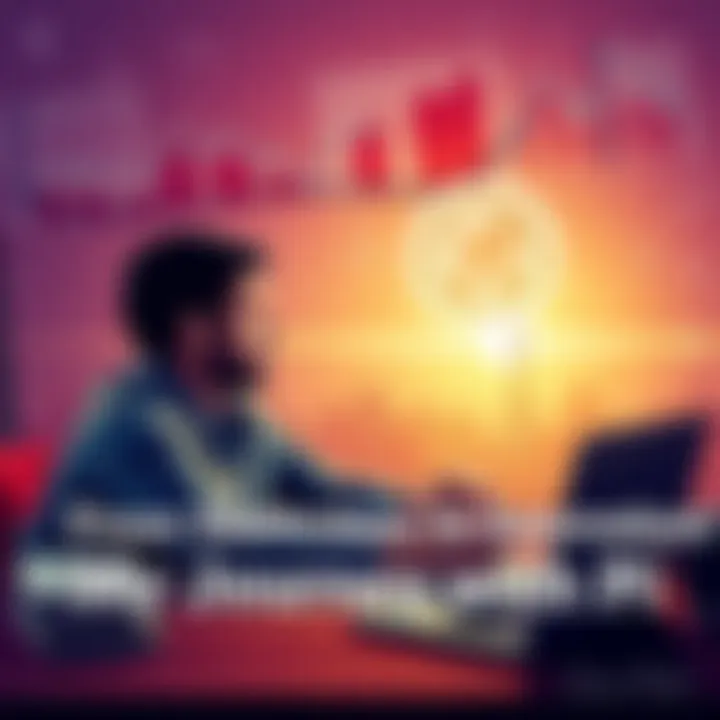 Person working on financial app A person focused on developing a financial tracking app, surrounded by notes and a laptop, illustrating their journey from skepticism to innovation.