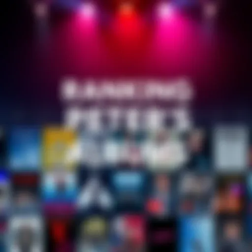 A tier list showing Peter's albums arranged by ranking, highlighting fan favorites and critical ratings.