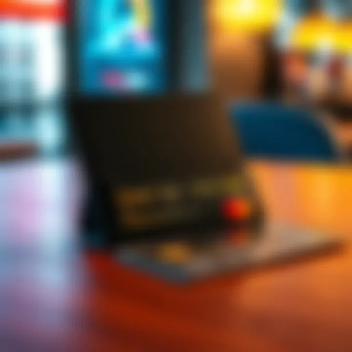 A Phantom Wallet sits on a table alongside a traditional spending card, showcasing both options for daily purchases.