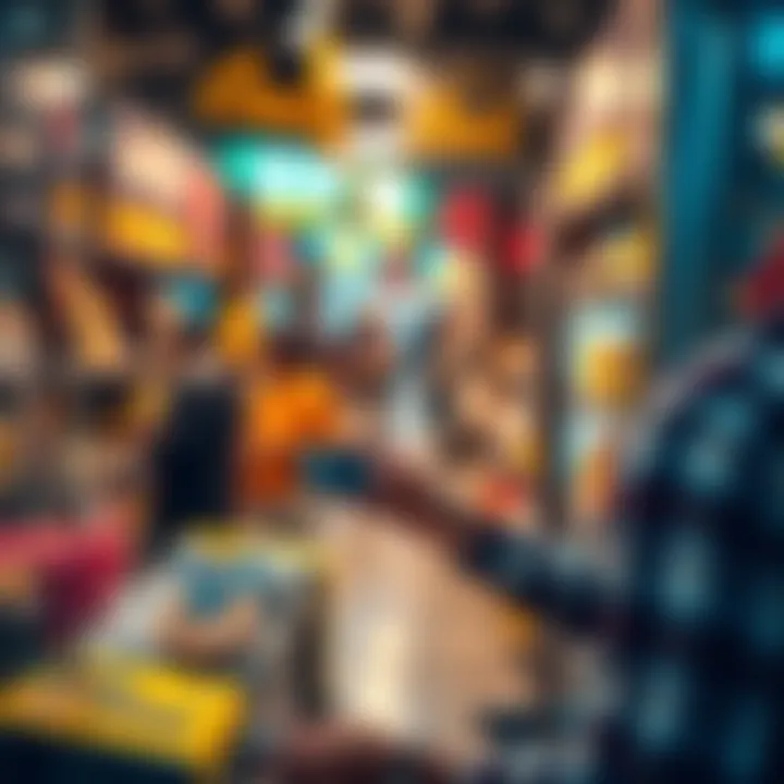 A person using a physical crypto card to make a purchase at a store in India, showcasing a seamless transaction experience.