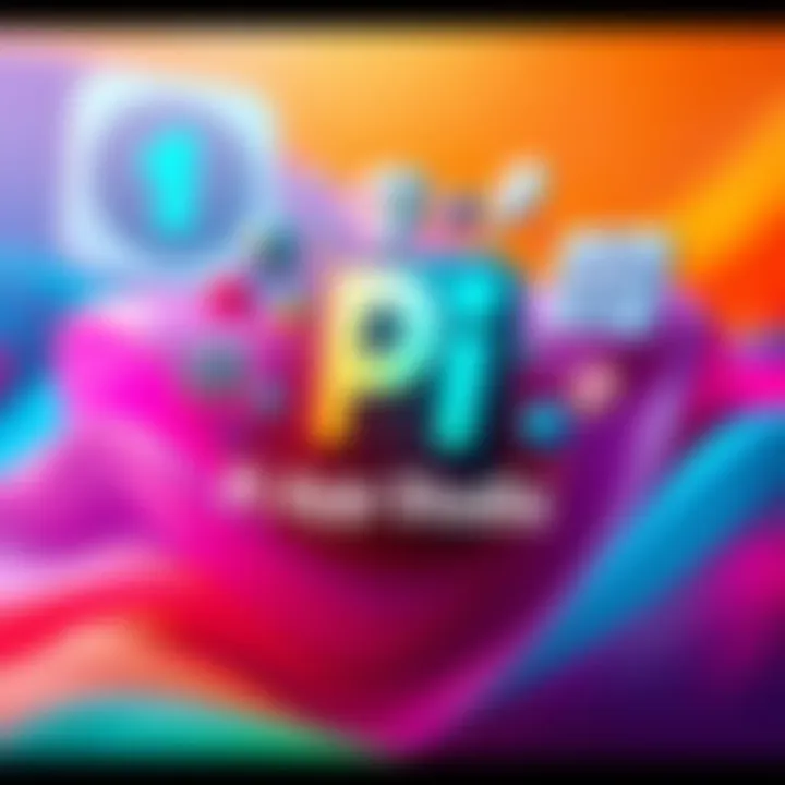 Pi App Studio Creator Event Announcement A vibrant graphic showcasing the Pi App Studio logo with elements representing creativity and app development, including icons for events and payments, set against a colorful background.