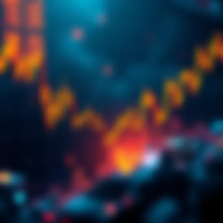 Graph showing Pi cryptocurrency price falling to $0.19, with buy and sell indicators