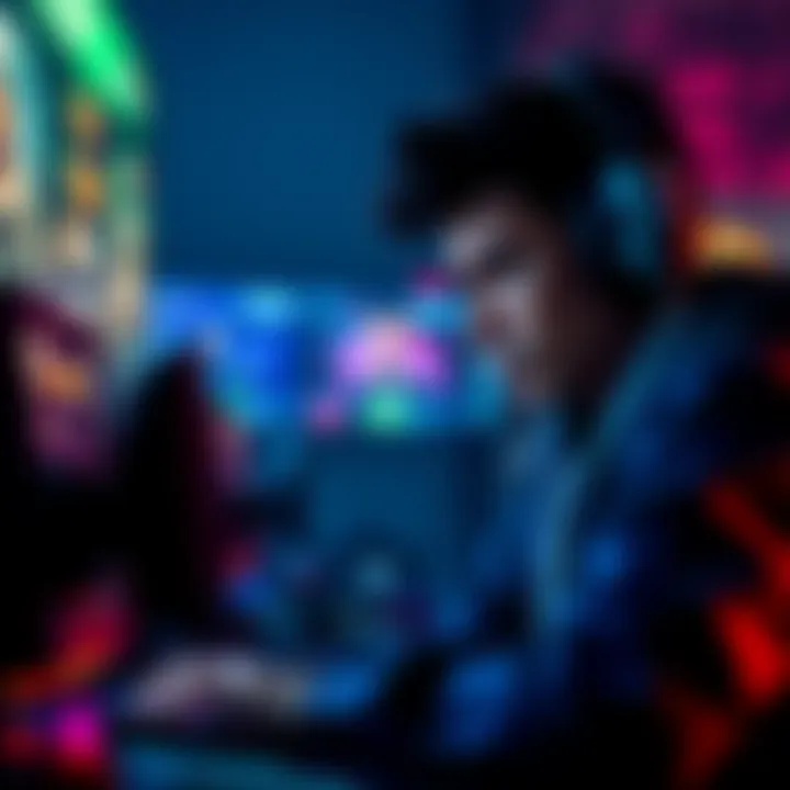 A frustrated player looking at their screen while waiting for a new opponent in Atlas Earth's Mini-Game