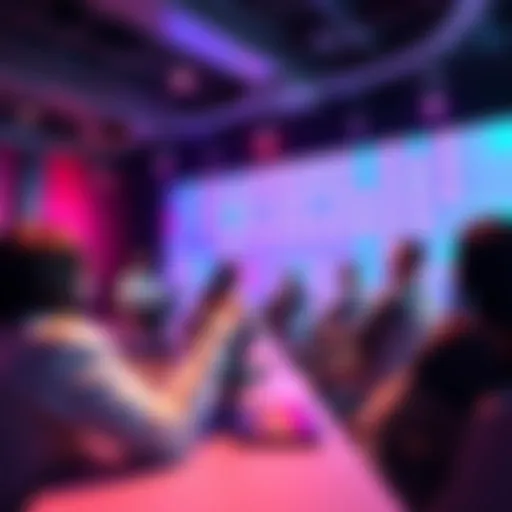 People discussing projects in the Polkadot ecosystem during an online forum event.