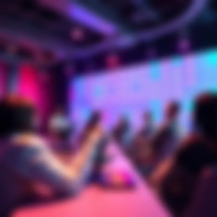 People discussing projects in the Polkadot ecosystem during an online forum event.