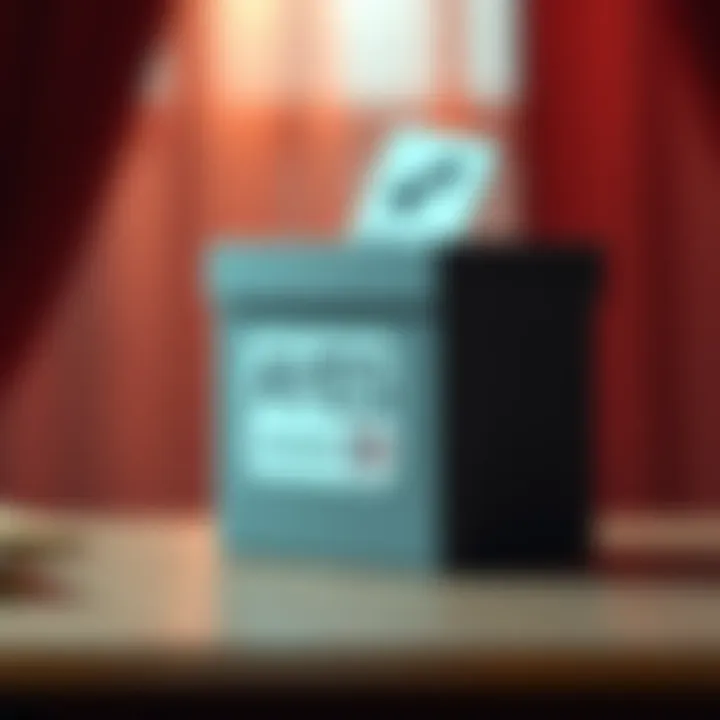 A graphic showing a voting box with AYES and NO votes, highlighting discrepancies in Polkadot referendum counts.