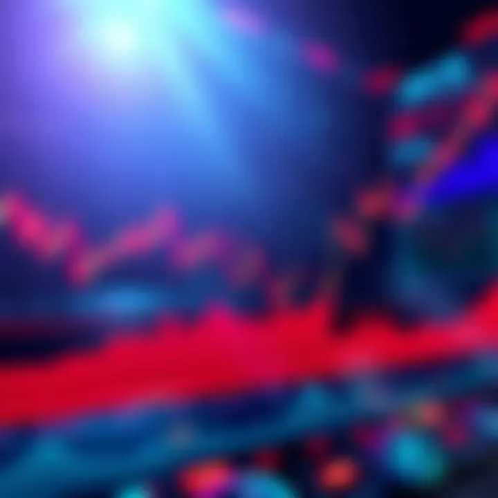 Graph showing Polygon approaching 10 cents with fluctuating lines and market indicators