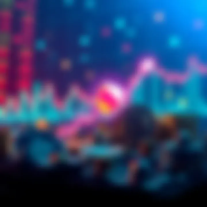 A graphic illustration depicting the rise of Polygon (POL) against a backdrop of bullish market indicators and cryptocurrency symbols.