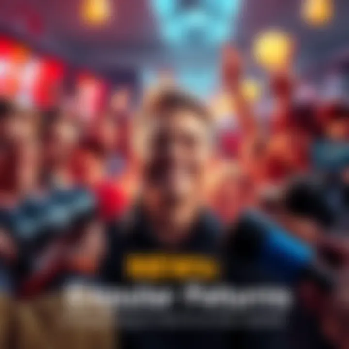 Popular Figure Returns A well-known personality smiling confidently, surrounded by excited fans and reporters, indicating their return to the market.