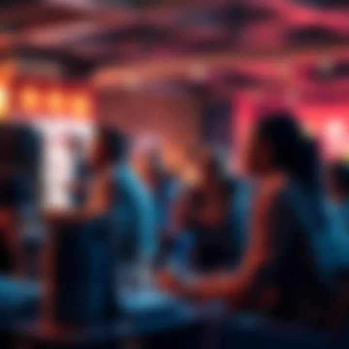 A group of people engaging in a lively discussion on a forum, sharing encouraging words and connecting with one another.