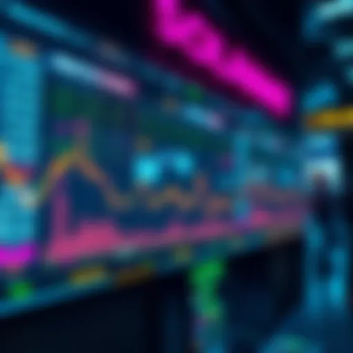 A digital display showing prediction market trades on the Solana blockchain, highlighting low fees and fast transactions
