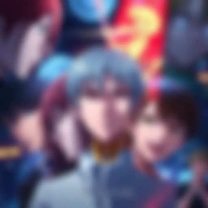 A collage of characters from various psychological anime, featuring intense expressions and surreal backgrounds, representing themes of existentialism and complexity.