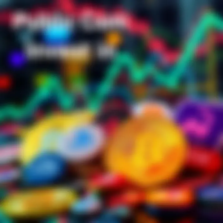 A visual representation of public companies increasing their Bitcoin holdings despite flat market prices, featuring Bitcoin symbols alongside company logos.