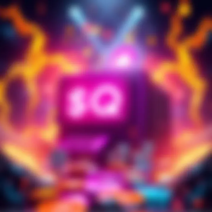 A visual representation of a new public mining pool for $Qi, featuring images of coins and mining rigs, with energy symbols around them.