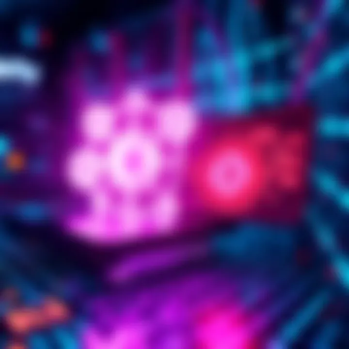 Quantum Computer and Crypto Wallet A digital representation of a quantum computer with glowing qubits, alongside an image of a cryptocurrency wallet, highlighting the potential security threats.