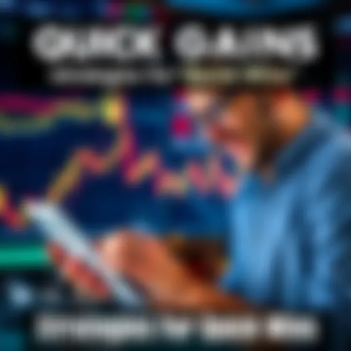 A person analyzing investment charts with a calculator, looking pleased with their results