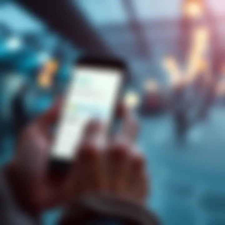 A person checking their phone with the Revolut app open, displaying a large money transfer notification