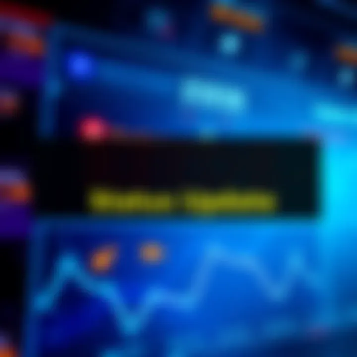 A graphic showing the latest updates on Reedem Status with arrows pointing to key changes and trends.