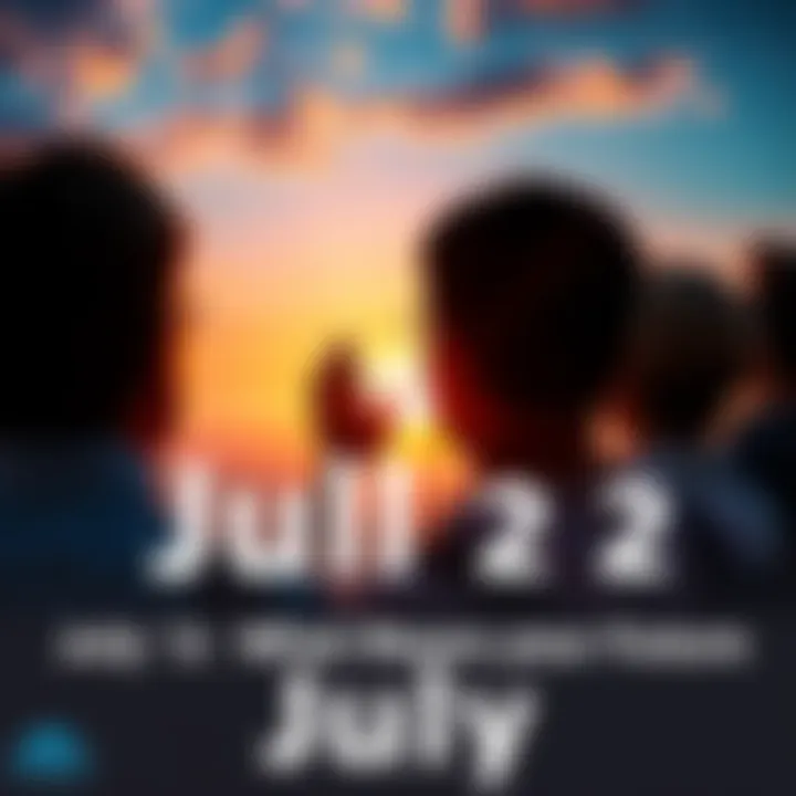 Reflection on July 2 A group of people watching a sunrise, symbolizing hope and new beginnings on July 2