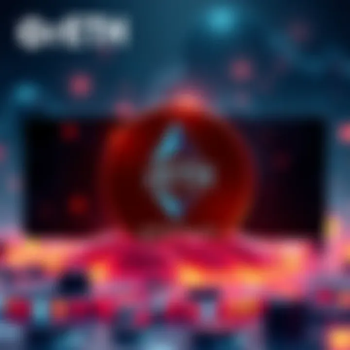 A graphic showing rETH as a preferred option for liquid staking, highlighting its benefits like decentralization and strong returns with Ethereum in the backdrop.