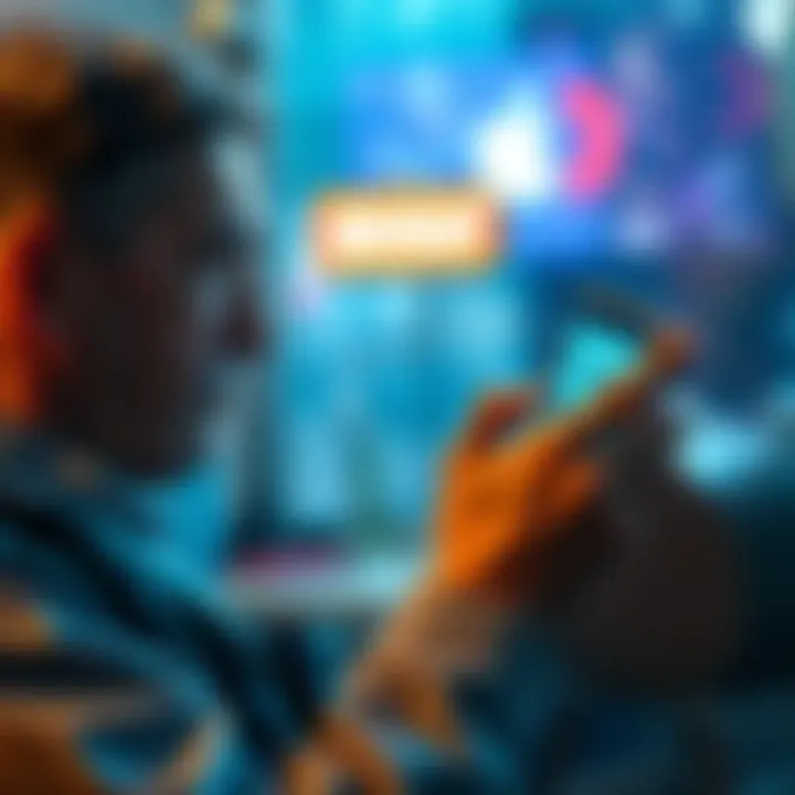 Person frustrated while trying to use the Revolut app on an outdated smartphone