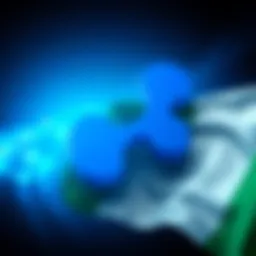 Visual representation of Ripple's partnership with Deutsche Bank, featuring Nigeria's flag to highlight market potential.