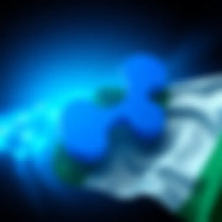 Visual representation of Ripple's partnership with Deutsche Bank, featuring Nigeria's flag to highlight market potential.