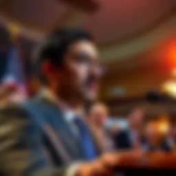 US Representative Ro Khanna speaking about his bill to ban crypto trades by government officials