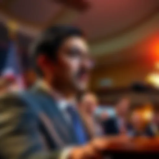 US Representative Ro Khanna speaking about his bill to ban crypto trades by government officials