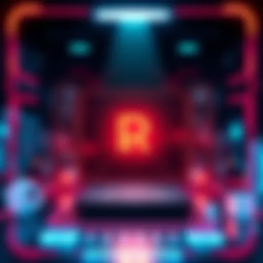 A sleek digital interface representing Rossy LFT with technology icons around it