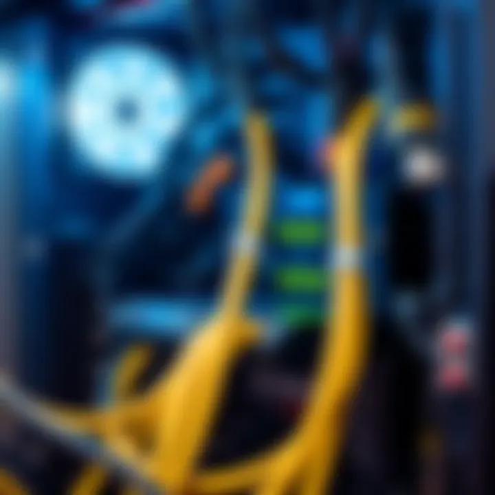A close-up of an S19JPro mining rig with power cables, highlighting the equipment used for lottery mining.