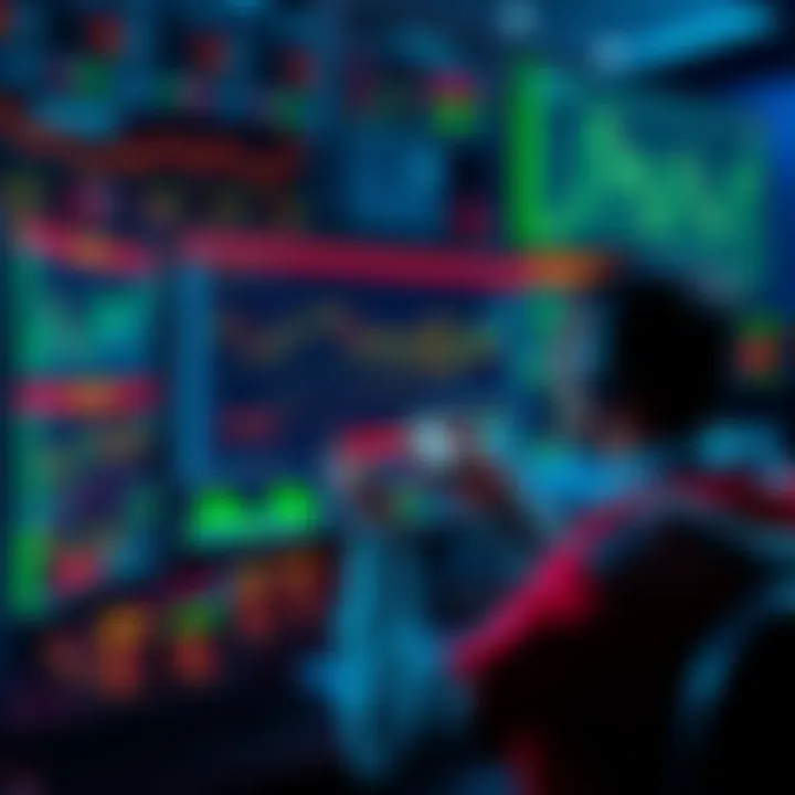 Person analyzing security features of decentralized exchanges on a computer screen