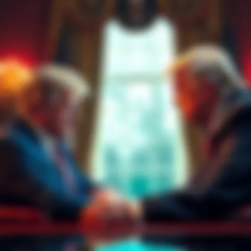 Sam Bankman-Fried, founder of FTX, formally asking President Trump for a pardon in a meeting setting