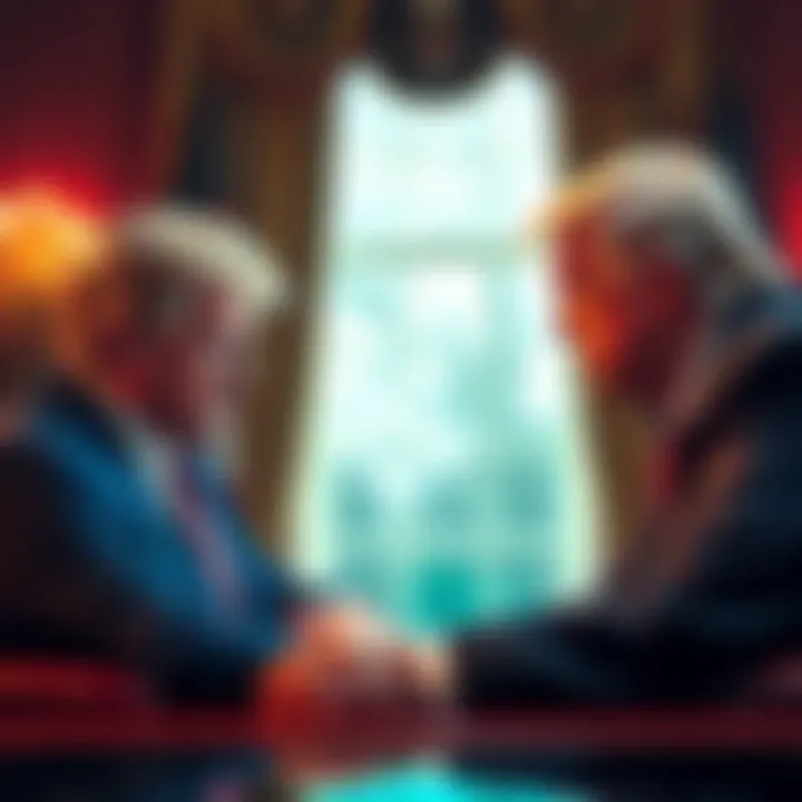 Sam Bankman-Fried, founder of FTX, formally asking President Trump for a pardon in a meeting setting