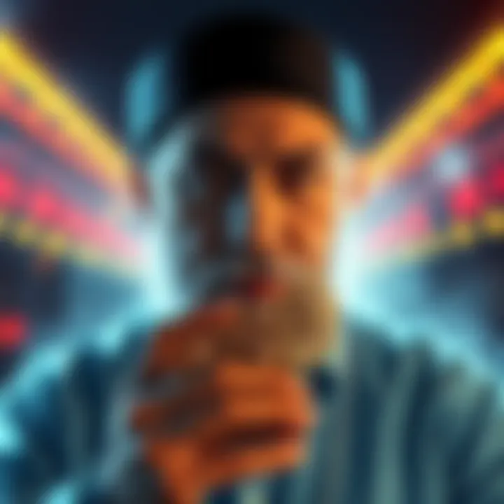 A graphic representation of Satoshi Nakamoto with Bitcoin coins, illustrating the sale of 10,000 Bitcoins, highlighting the impact on the cryptocurrency market.