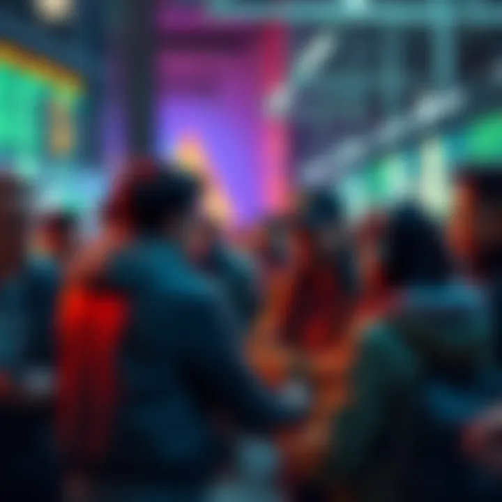 A visual representation of sceptical bitcoiners engaging in conversation about Bitcoin critiques