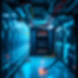 A hidden crawl space with computers and coolers used for Bitcoin mining in a Massachusetts school.